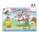 Omalovánka A5 - Jarní omalovánky