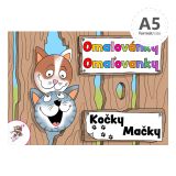 Omalovánka A5 - Kočky