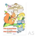 Omalovánka A5 Litera - Pod kloboučkem - naše houby