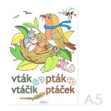 Omalovánka A5 Litera - Ptáček