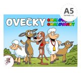 Omalovánka A5 LUX - Ovečky