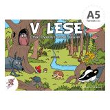 Omalovánka A5 - LUX V lese