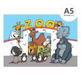 Omalovánka A5 LUX - Zoo