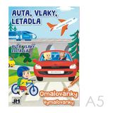 Omalovánka JM A5 Auta, vlaky, letadla