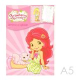 Omalovánky A5 Akim - Obtáhni a vykresli Strawberry