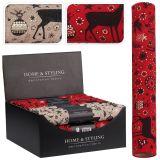 Organza látková 28x200 cm - tradiční vánoční potisk (mix 2 barev/motivů) Organza látková 28x200 cm - tradiční vánoční potisk (mix 2 barev/motivů)