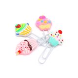 Ozdobná spona /záložka Cake 7 cm (sada 4 ks)