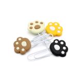 Ozdobná spona /záložka Cats paw 7 cm (sada 4 ks)