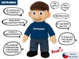Panáček Ostravak 32cm na baterie mluvící po ostravsku 0m+ v sáčku Panáček Ostravak 32cm na baterie mluvící po ostravsku 0m+ v sáčku