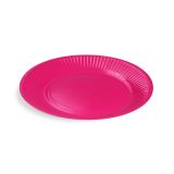 Papírový talíř (FSC Mix) fuchsia Ø23cm [10 ks]