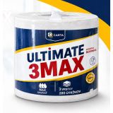 Papírové utěrky CARTA ULTIMATE 3MAX /3 vrstvy / 280 útržků / výška 23 cm