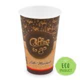 Papírový pohár Coffee to go O90mm 510ml `XL: 0,4L/16oz` [50 ks]