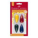 Pastelky Faber-Castell plastové do dlaně slza