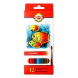 Pastelky Koh-i-noor akvarel. 12ks