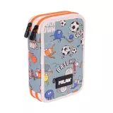 Penál 2-patrový/plněný MILAN - série Sports