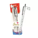 Pero kuličkové CHARM Heart White - modrá náplň Pero kuličkové CHARM Heart White - modrá náplň