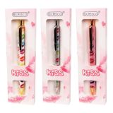 Pero kuličkové Kiss 1,0 mm v krabičce, modré, mix Pero kuličkové Kiss 1,0 mm v krabičce, modré, mix