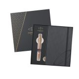 Pero kuličkové PARKER IM Writing Rituals Orange GT + šedý zápisník Pero kuličkové PARKER IM Writing Rituals Orange GT + šedý zápisník