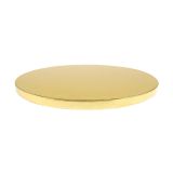 Pevný kulatý dortový podnos průměr 25 cm / tloušťka 12 mm - zlatý