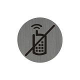 Piktogram 7,5 cm - Zákaz používání mobilních telefonů Piktogram 7,5 cm - Zákaz používání mobilních telefonů
