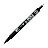 PILOT Twin oboustranný permanentní popisovač 0,8/2 mm - černý