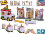 Pizza Panic! R/C dodávka vystřelující pizzu 13cm 2,4GHz plná funkce na baterie se zvukem v