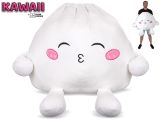 Plush Friends Kawaii Bao knedlíček plyšový 60cm špulící pusu 0m+ Plush Friends Kawaii Bao knedlíček plyšový 60cm špulící pusu 0m+