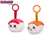 Plush Friends Kawaii Sushi Nigiri plyšové přívěsek na klíče 8cm 2druhy 10m+