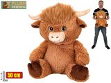 Plush Friends skotský náhorní skot plyšový 50cm sedící 0m+