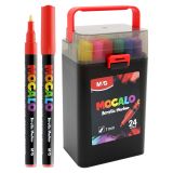 Popisovač M&G MOCALO Acrylic Marker, hrot 1 mm (sada 24 barev) Popisovač M&G MOCALO Acrylic Marker, hrot 1 mm (sada 24 barev)