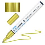 Popisovač Schneider Paint-It 011 hrot 2 mm - metalická žlutá