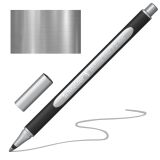 Popisovač Schneider Paint-It 020 Metallic hrot 1-2mm - metalická stříbrná