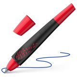 Roller bombičkový Schneider Breeze Black-red - modrá náplň