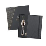 Roller PARKER IM Black GT + šedý zápisník