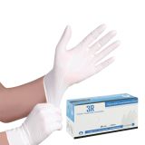 Rukavice latexové bílé, pudrované, velikost L, bal. 100 ks Rukavice latexové bílé, pudrované, velikost L, bal. 100 ks