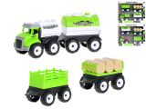 Sada farmářské auto 11-12cm na setrvačník se třemi přívěsy 3druhy v krabičce Sada farmářské auto 11-12cm na setrvačník se třemi přívěsy 3druhy v krabičce