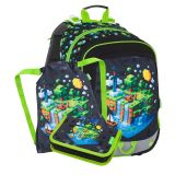 Sada školní batoh BagMaster Alfa 26 B + Penál + Kapsa - Playworld Sada školní batoh BagMaster Alfa 26 B + Penál + Kapsa - Playworld