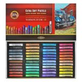 Sada uměleckých kříd prašných EXTRASOFT, 48 ks