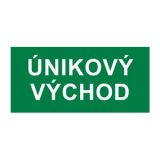 Samolepka - Únikový východ Samolepka - Únikový východ