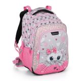 Školní batoh BagMaster Lumi 22 A - Pink /Grey