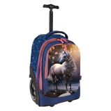Školní batoh na kolečkách SPIRIT Trolley - Horse 02