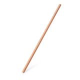 Slámka papírová kraft `JUMBO` Ø8mm x 28cm [100 ks]