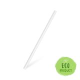 Slámky papírové JUMBO bílé 20 cm, 100 ks Slámky papírové JUMBO bílé 20 cm, 100 ks