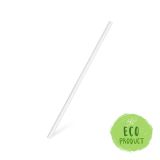 Slámky papírové rovné, bílé 20 cm, 25 ks Slámky papírové rovné, bílé 20 cm, 25 ks