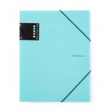 Složka s gumou A4 PP PASTELINI, zelená