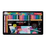STABILO ARTY (Pen 68 brush, Pen 68 & point 88) - 30 ks sada v plechu STABILO ARTY (Pen 68 brush, Pen 68 & point 88) - 30 ks sada v plechu