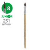 Štětec kulatý JUNIOR č. 2 8 251 Natural