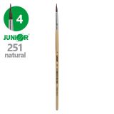 Štětec kulatý JUNIOR č. 2 4 251 Natural Štětec kulatý JUNIOR č. 2 4 251 Natural