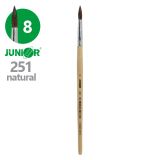Štětec kulatý JUNIOR č. 2 8 251 Natural Štětec kulatý JUNIOR č. 2 8 251 Natural