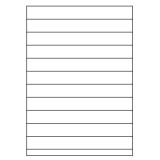 Štítky PRINT A4/100 ks, 210x25,5 mm - 11 štítků, bílé Štítky PRINT A4/100 ks, 210x25,5 mm - 11 štítků, bílé